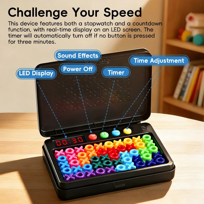 Board Game Enthusiast - KNYYSECQ Smart XO Puzzle Children's Puzzle