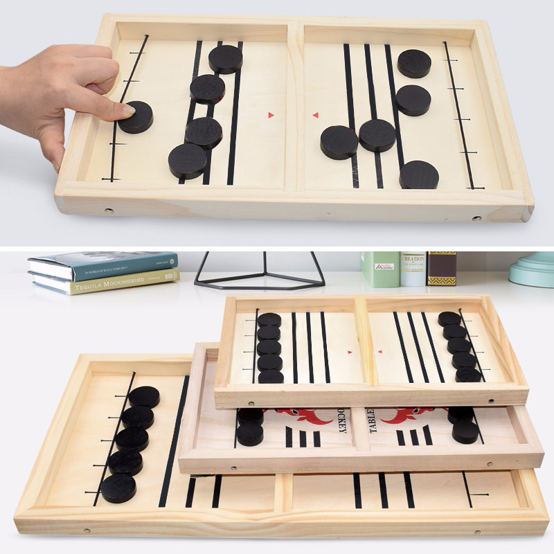 Board Game Quoridor - Fast Sling Puck Game Paced Wooden