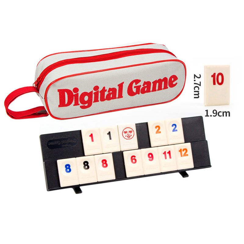 Board Game Master - Travel Rummy Set, Rummikub, Rummybrix, Mahjong