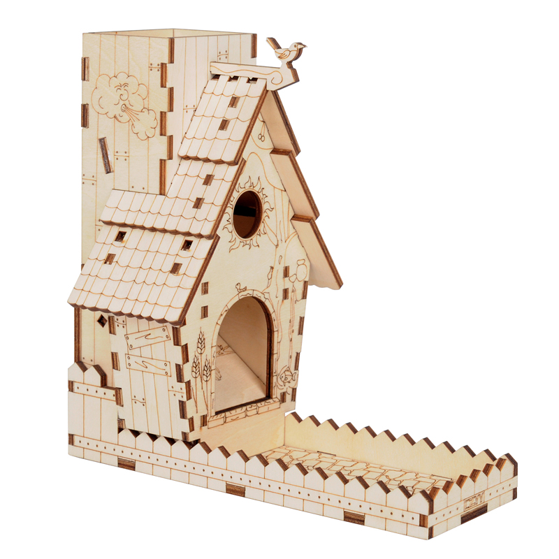 Dice Tower Wooden - CZYY Bird Feeder Dice Tower with