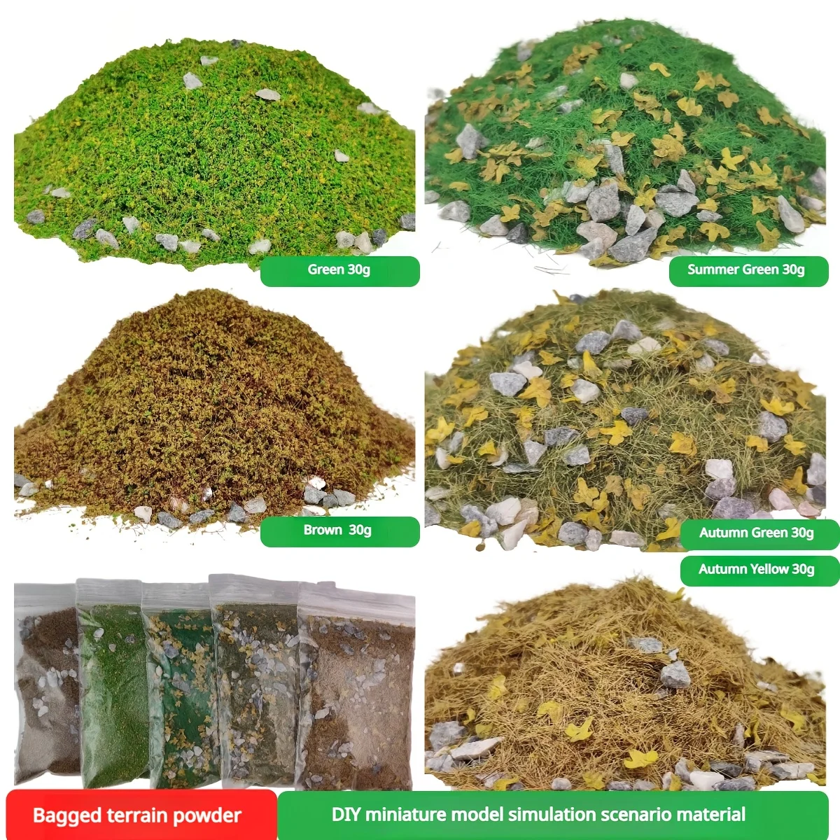 Board Game Ww2 - Terrain Kits Grass Tuft Stone&Foliage for