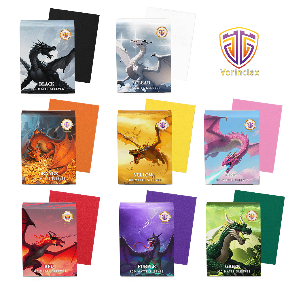 Board Game Organization - 100 PCS/BOX 66x91mm Standard Size Dragon
