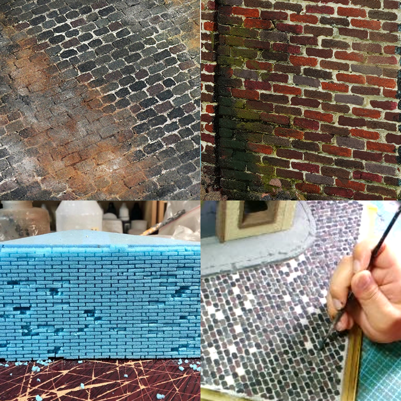 Board Game Ww2 - Scale Model Kit Building Brick Wall