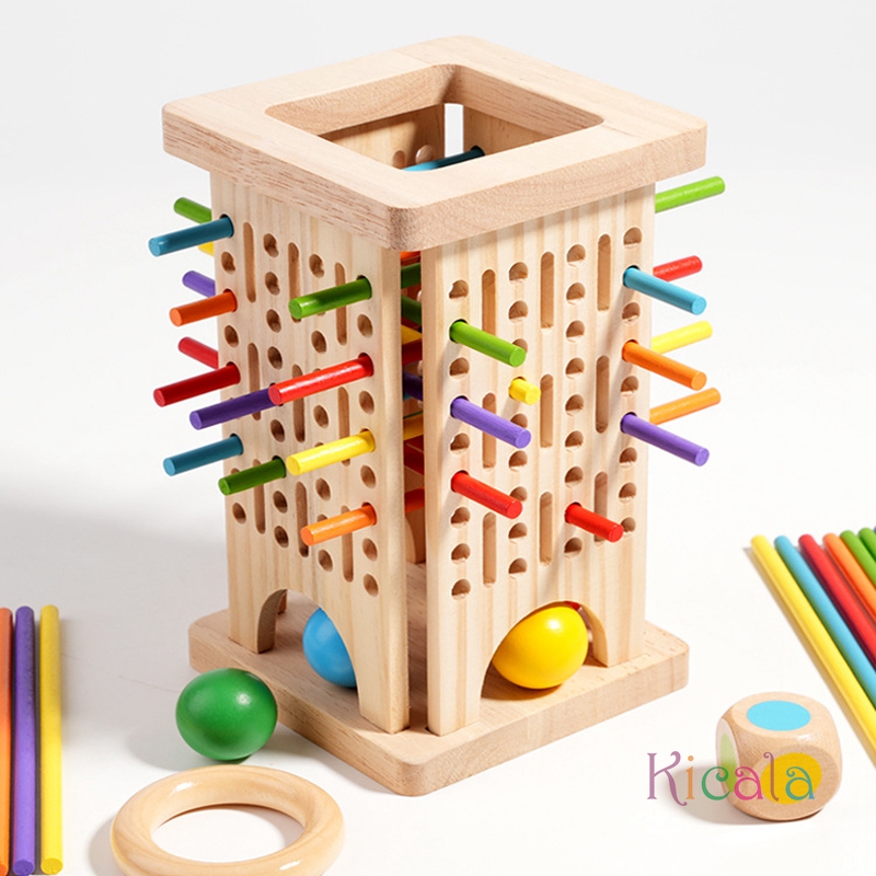 Montessori Game Wooden Board G - Dice Tower Wooden recension och pris