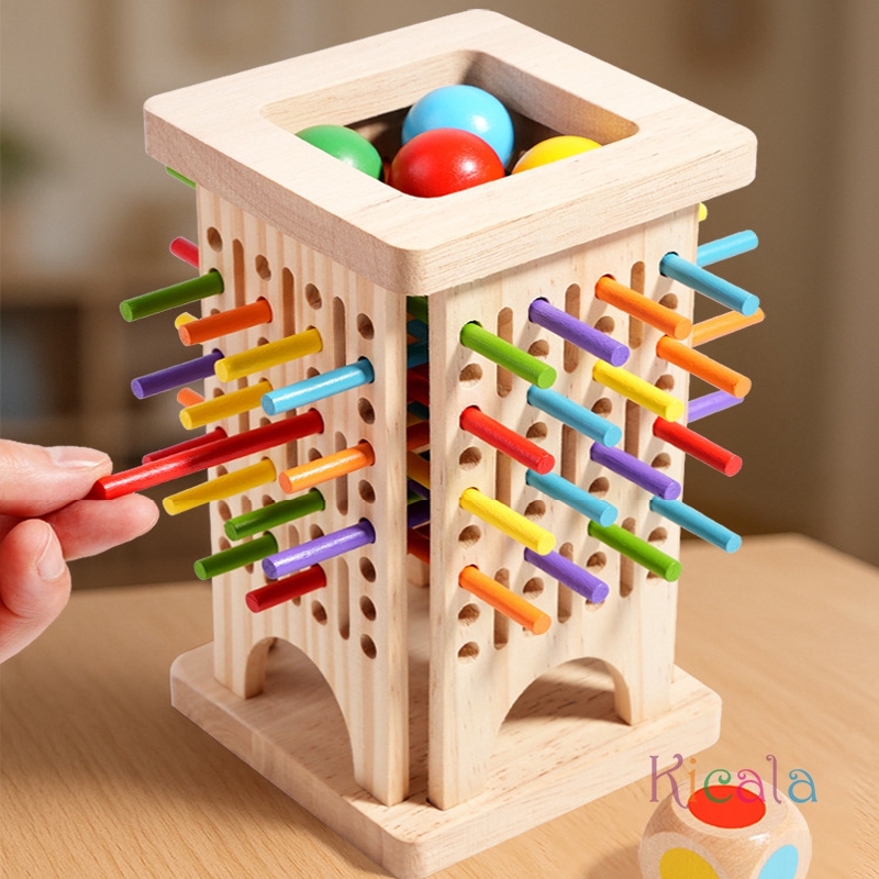 Montessori Game Wooden Board G - Dice Tower Wooden recension och pris