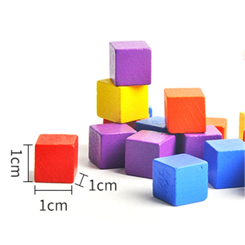 100Pcs/lots 10mm Wood Cubes Co - Dice Tower Wooden recension och pris