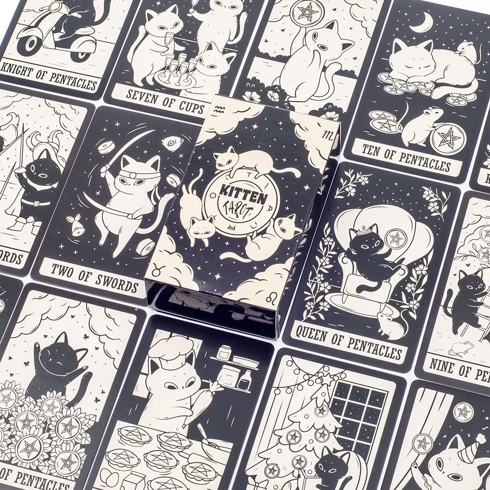 Kitten Tarot Deck 78Pcs Cute B - Board Game Oracle recension och pris