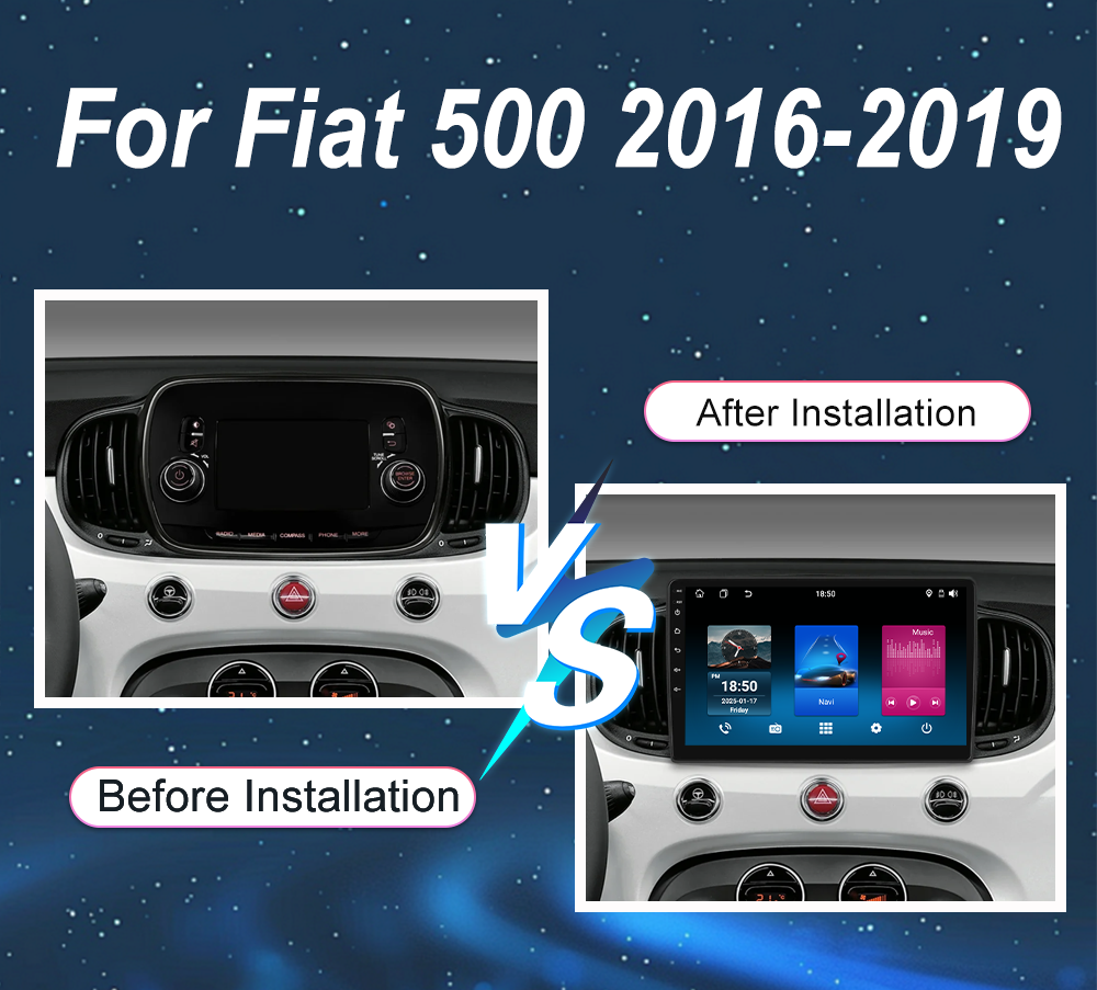 Android For Fiat 500 2016-2019 - Board Game For 2 Players recension och pris