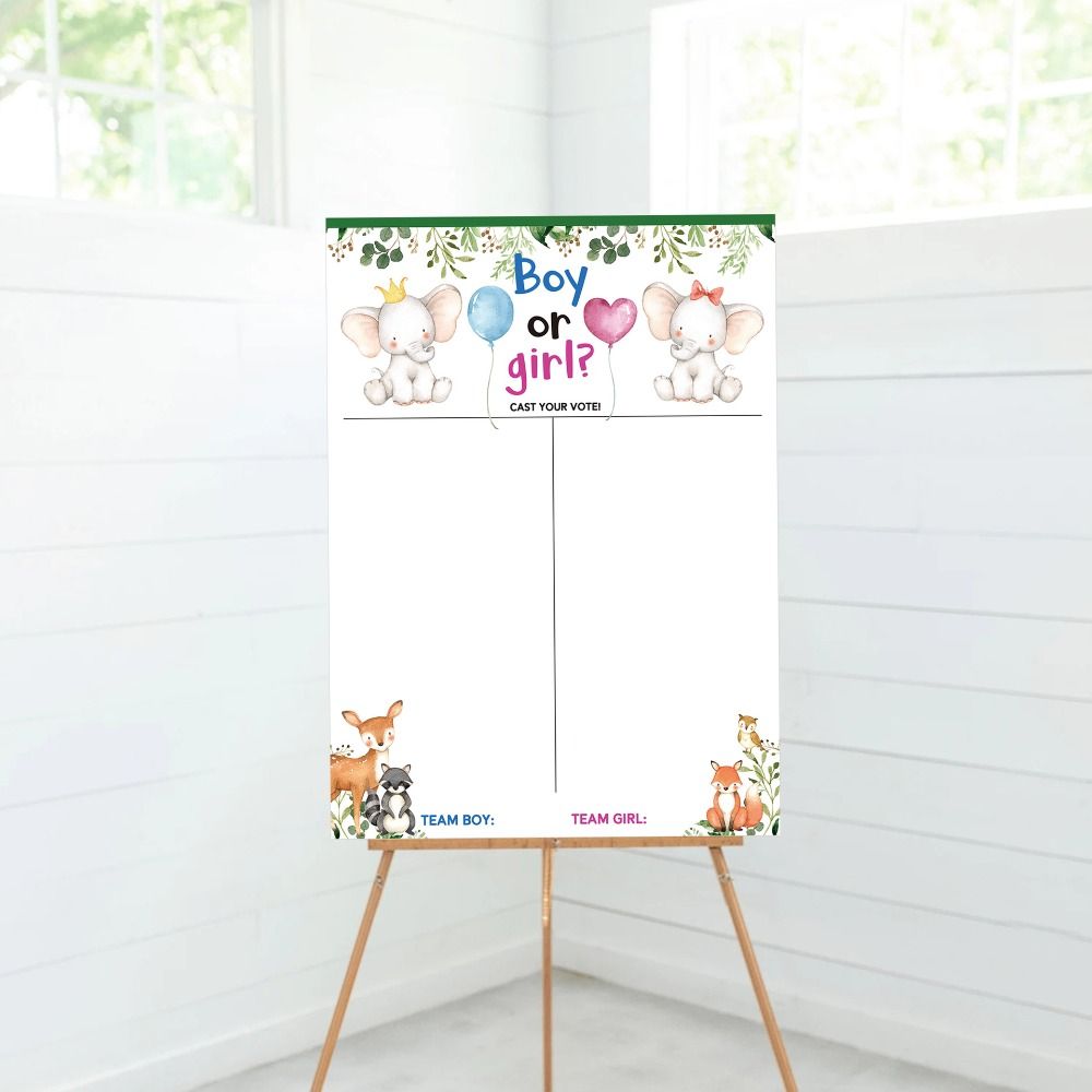 With Stickers Gender Revealed  - Board Game Who Is It recension och pris
