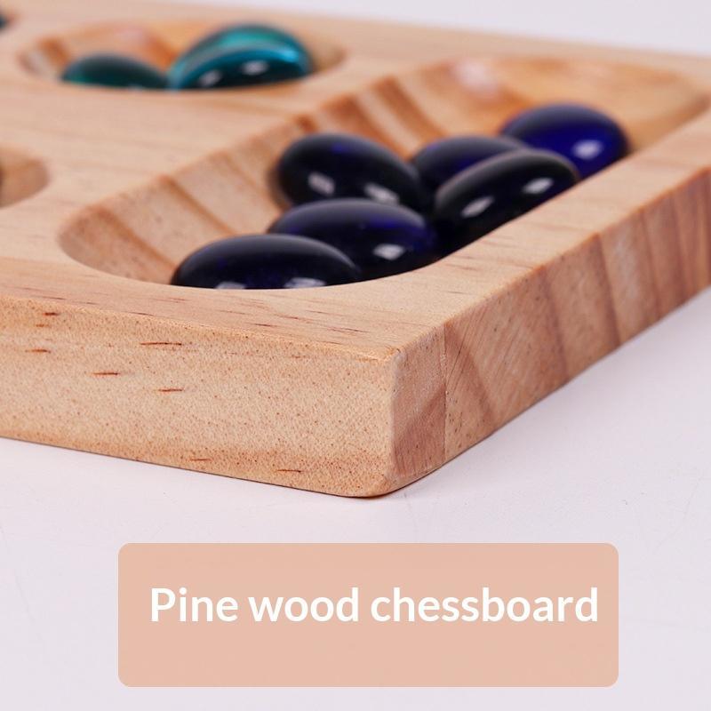 New Wooden Foldable Mancala Bo - Board Game Night recension och pris