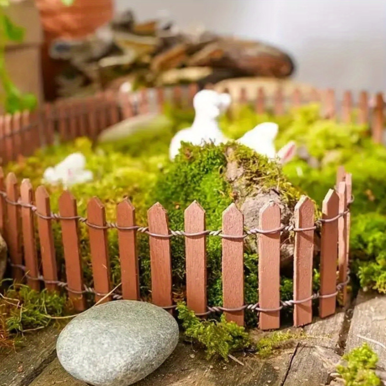 90cm Wooden Fence Model for Ga - Board Game Ww2 recension och pris