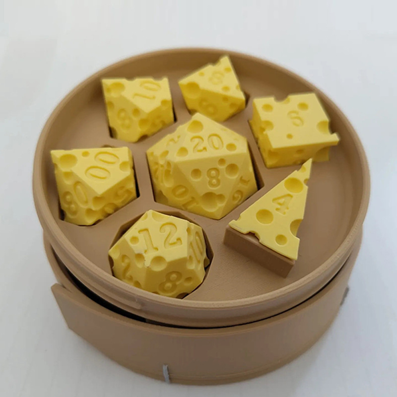Irregular Cheese Dice Box Orna - Board Game Organization recension och pris