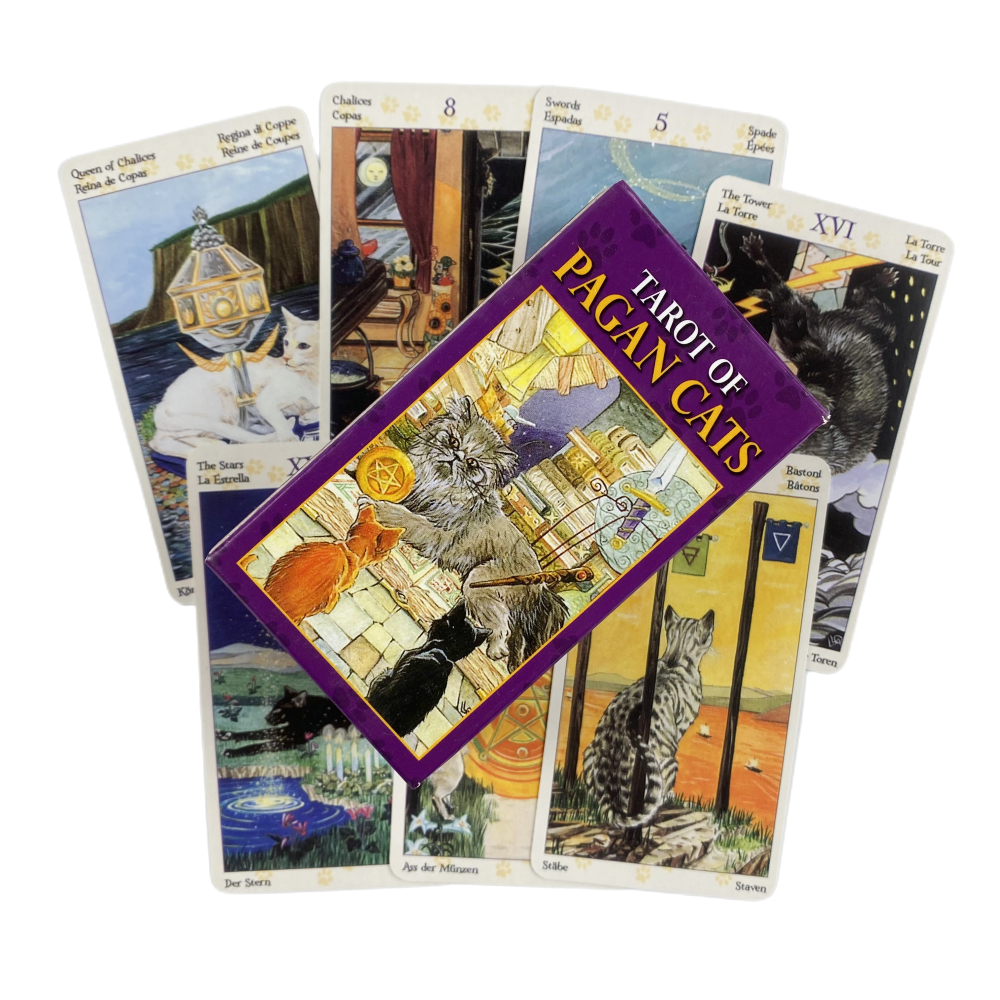 78 Cards Deck Tarot Of Pagan C - Board Game Oracle recension och pris