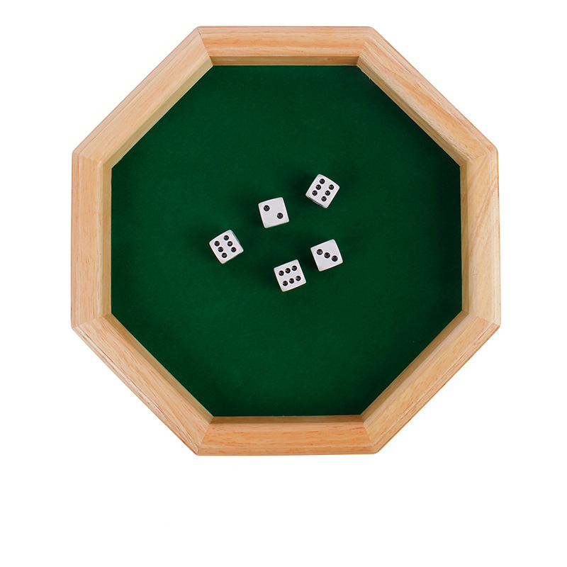Wooden Octagonal Board Game wi - Board Game Night recension och pris