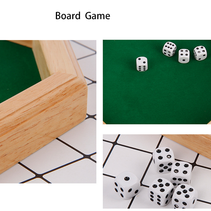 Wooden Octagonal Board Game wi - Board Game Night recension och pris