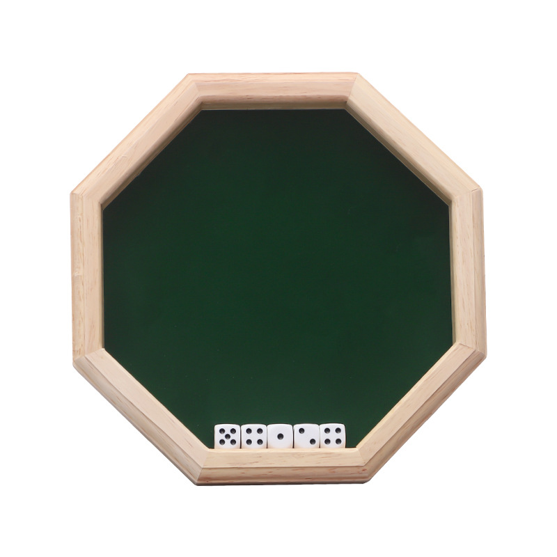 Wooden Octagonal Board Game wi - Board Game Night recension och pris