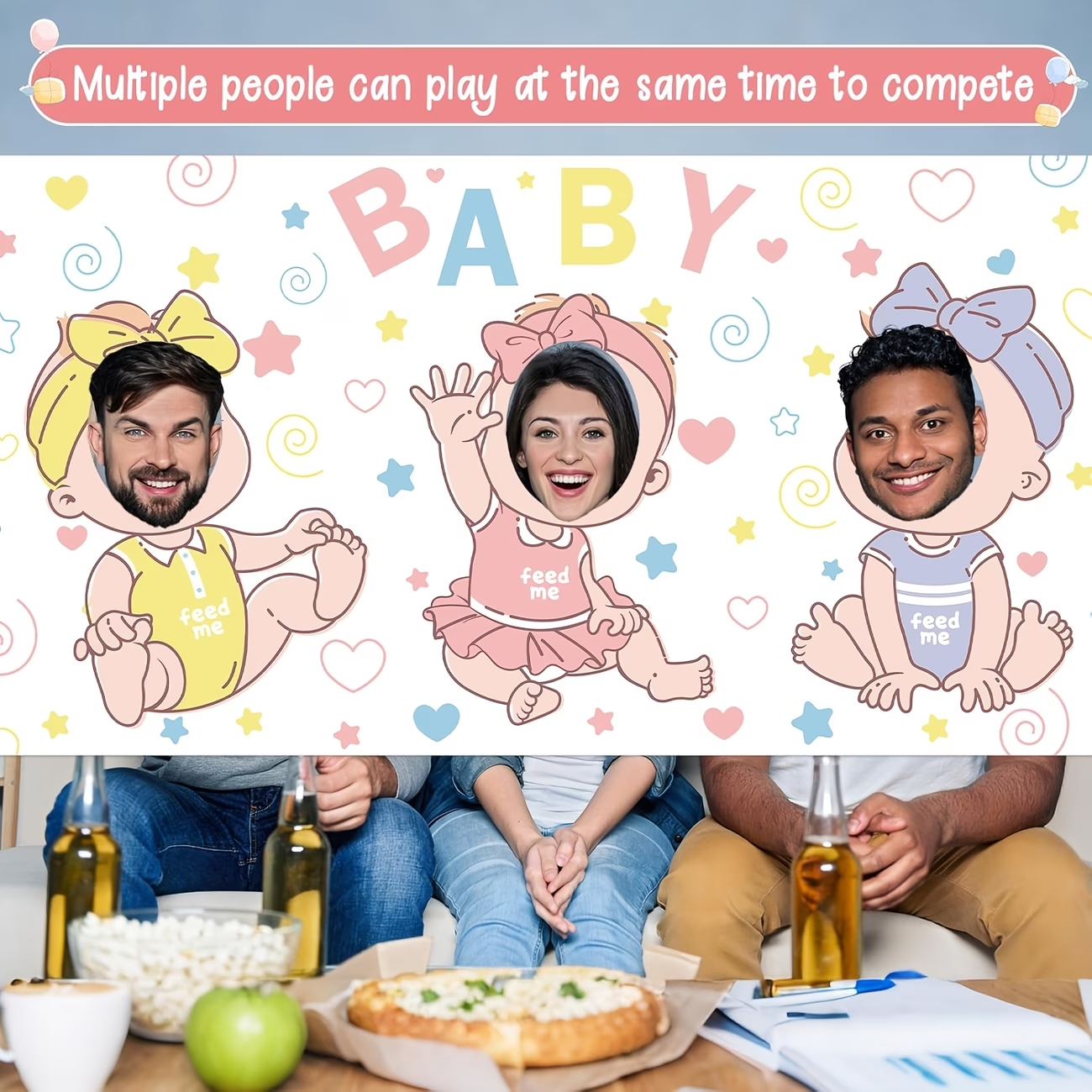 Baby Shower Games Party Photo  - Board Game Who Is It recension och pris