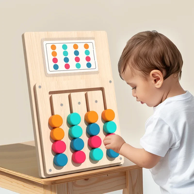 Montessori Wooden Color Shape  - Board Game Design recension och pris