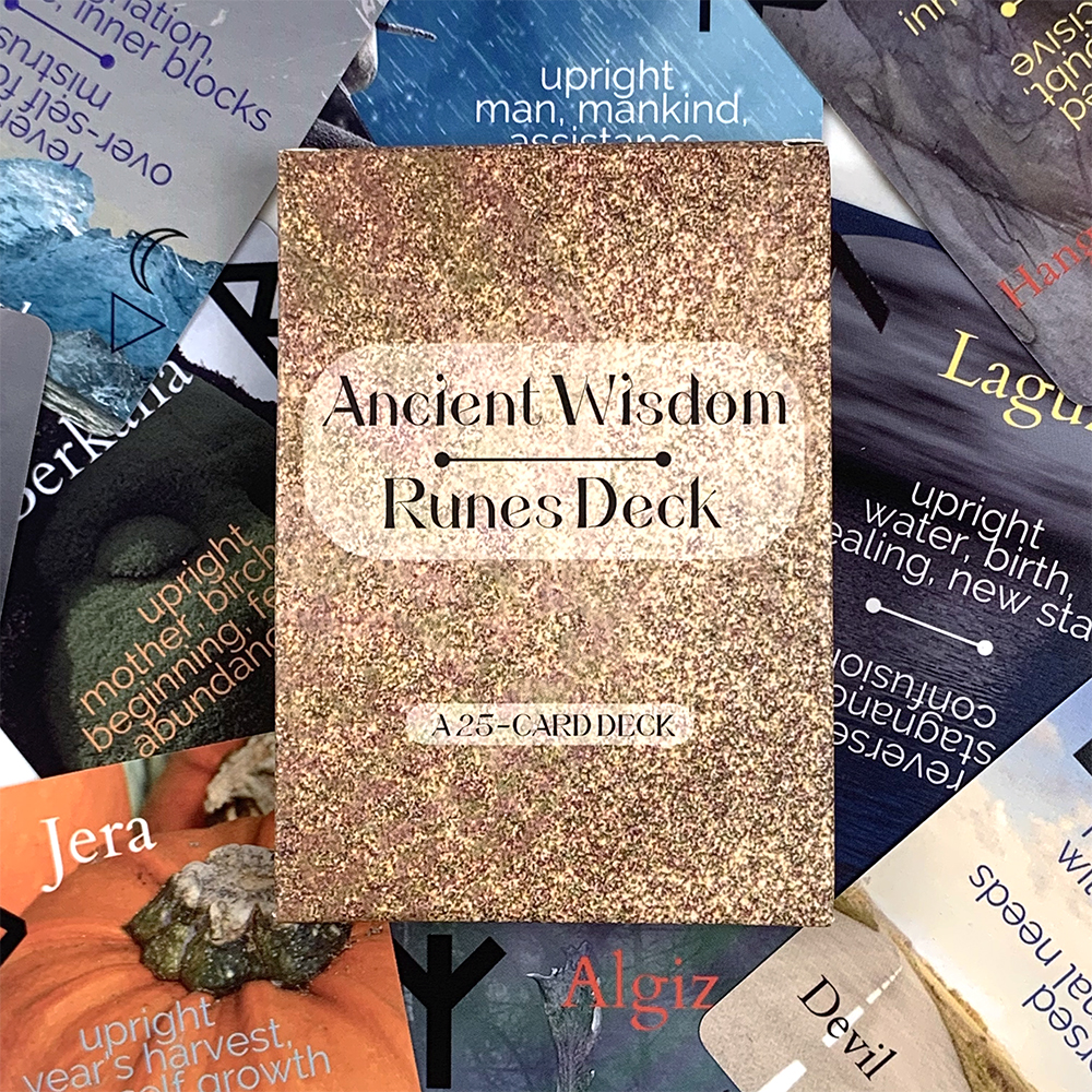 Ancient Wisdom Runes Deck 25 E - Board Game Inspiration recension och pris