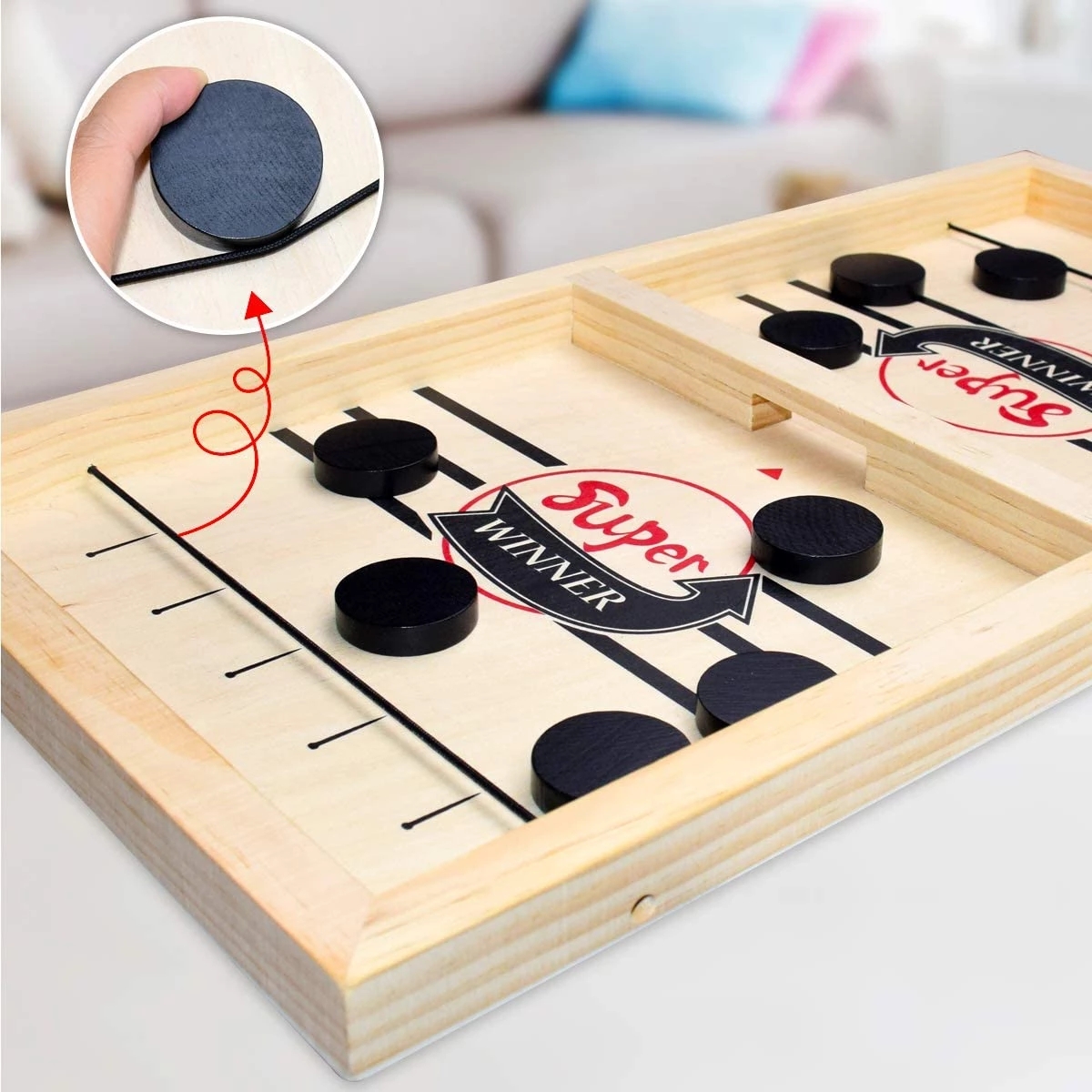 Table Hockey Paced Sling Puck  - Board Game Quoridor recension och pris