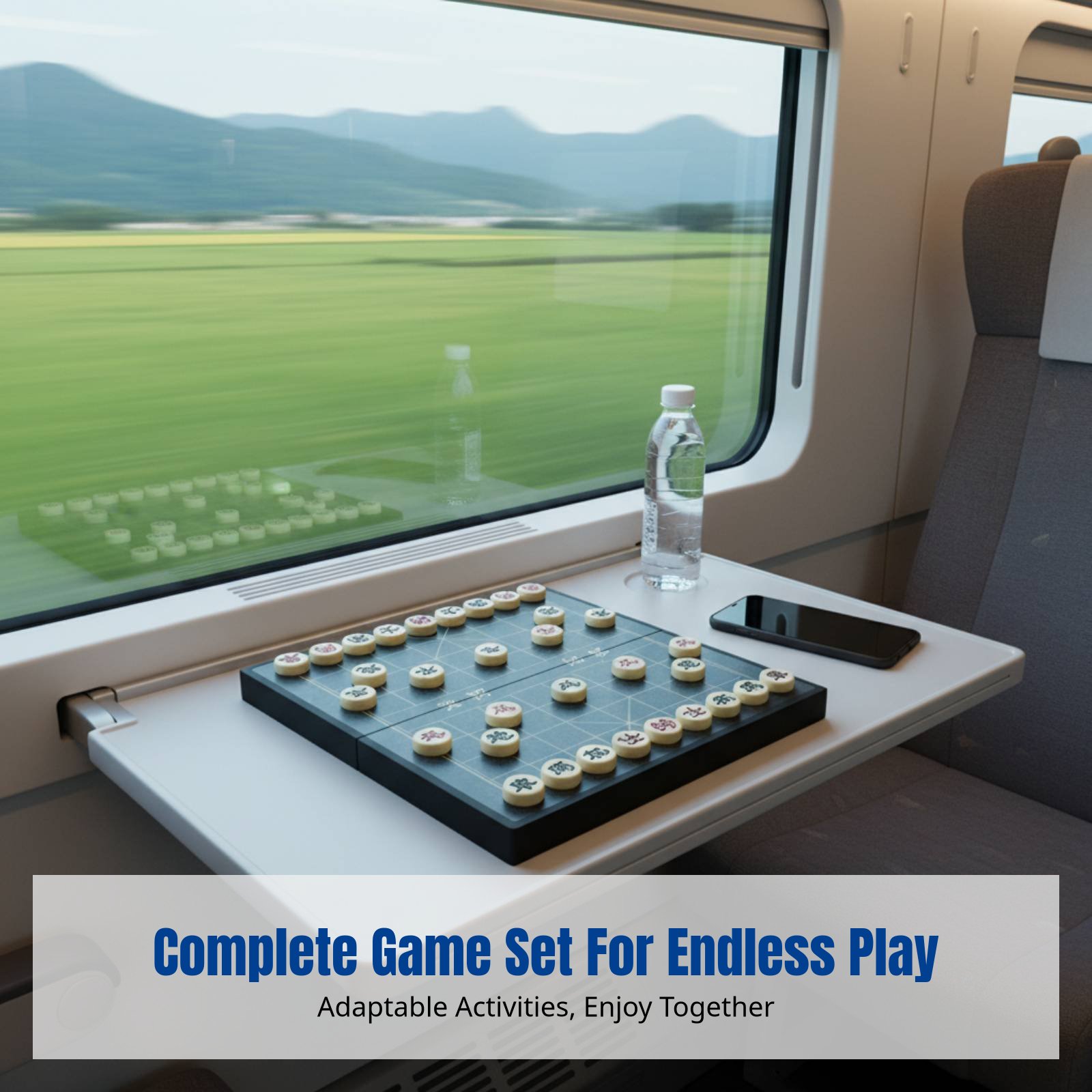 Foldable Chess Set, Multi-Game - Board Game For Kids recension och pris