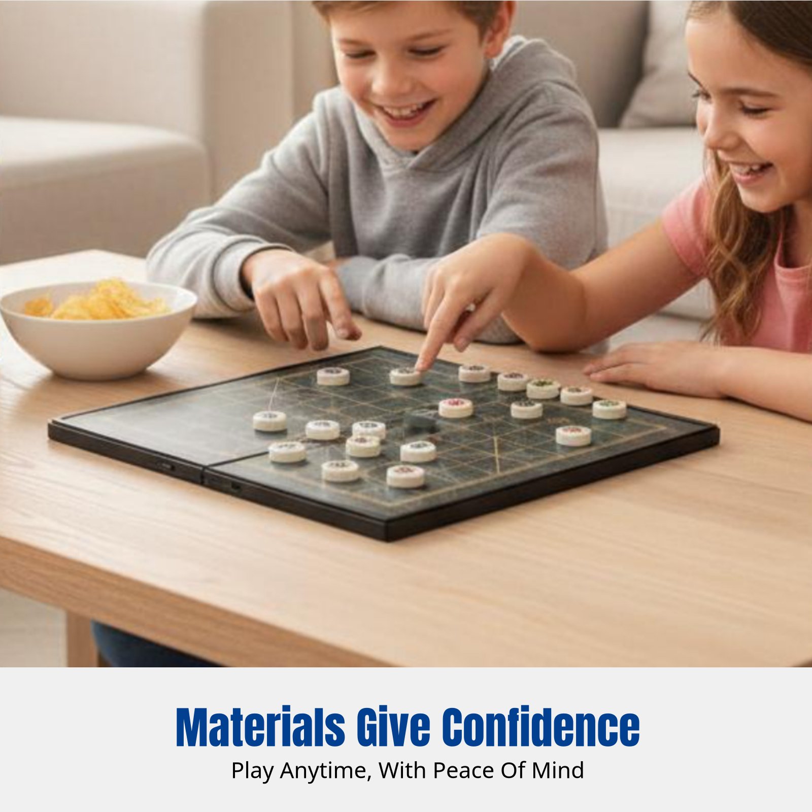 Foldable Chess Set, Multi-Game - Board Game For Kids recension och pris