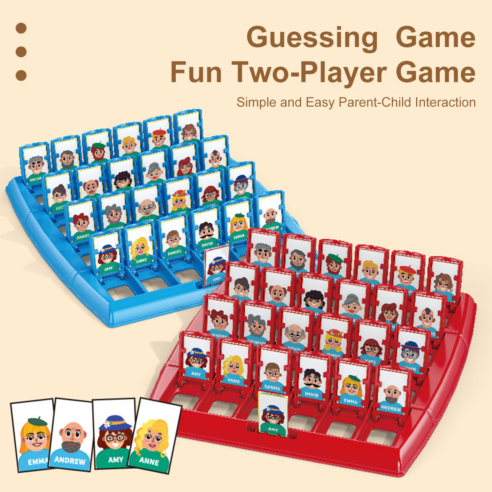 Two-Player Educational Toy Int - Board Game Who Is It recension och pris