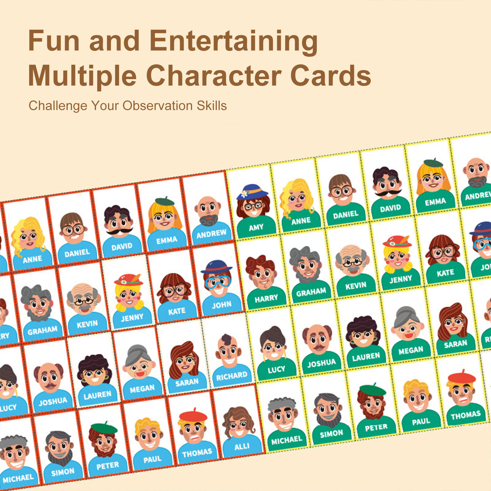 Two-Player Educational Toy Int - Board Game Who Is It recension och pris