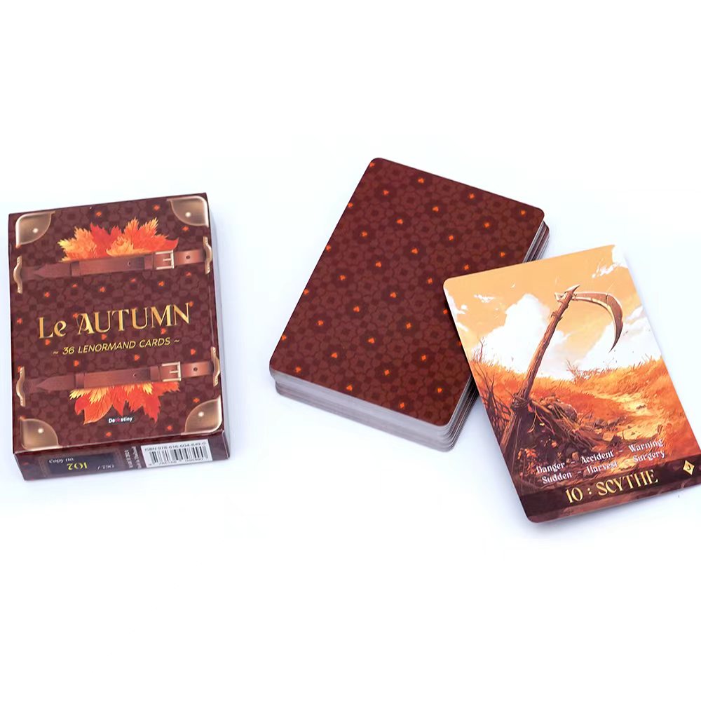 Lenormand Tarot Deck Le Autumn - Board Game Oracle recension och pris