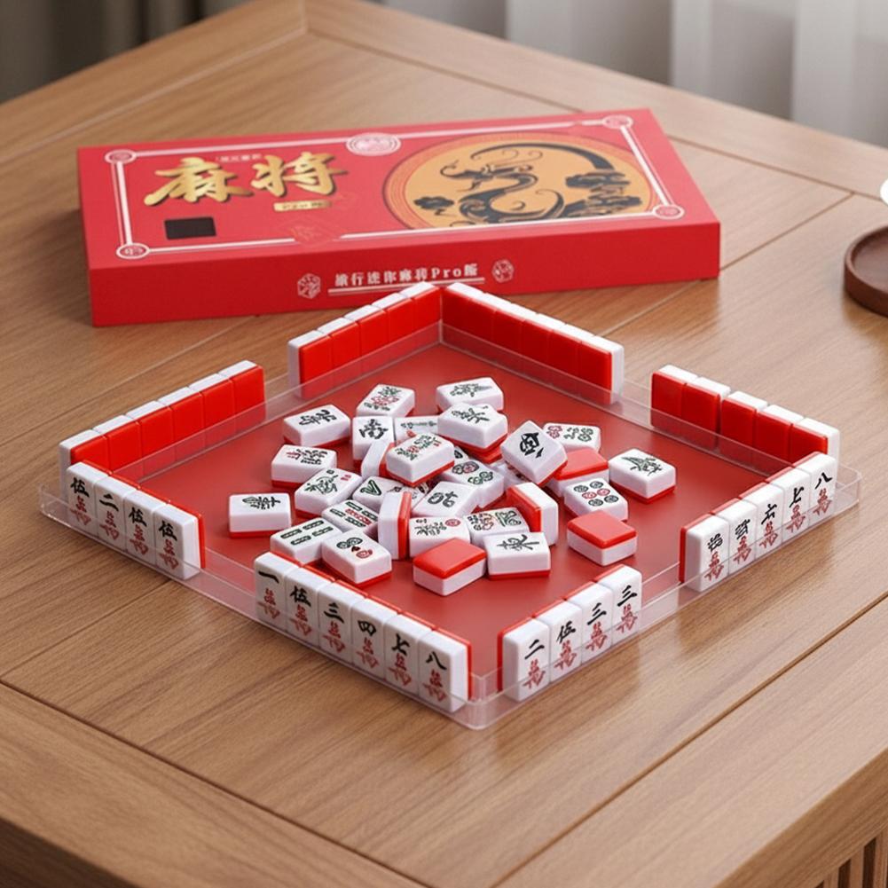 Portable Travel Mini Mahjong S - Board Game Organization recension och pris