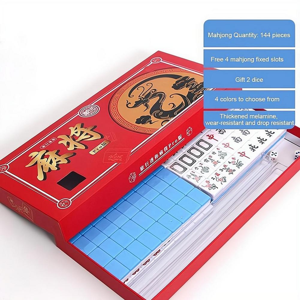 Portable Travel Mini Mahjong S - Board Game Organization recension och pris