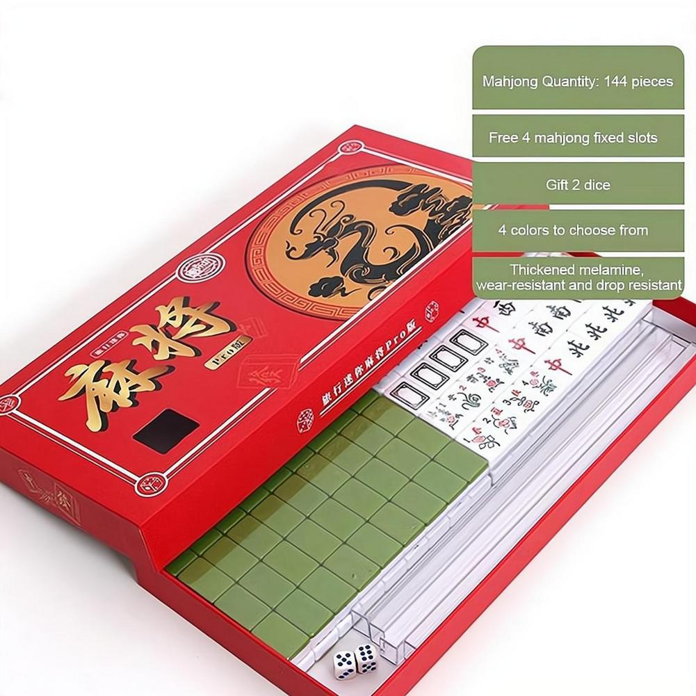 Portable Travel Mini Mahjong S - Board Game Organization recension och pris