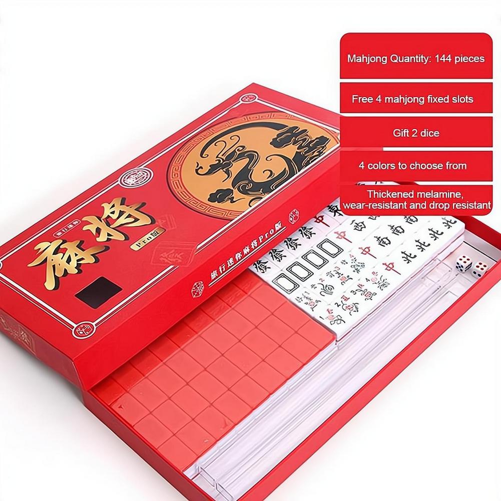 Portable Travel Mini Mahjong S - Board Game Organization recension och pris