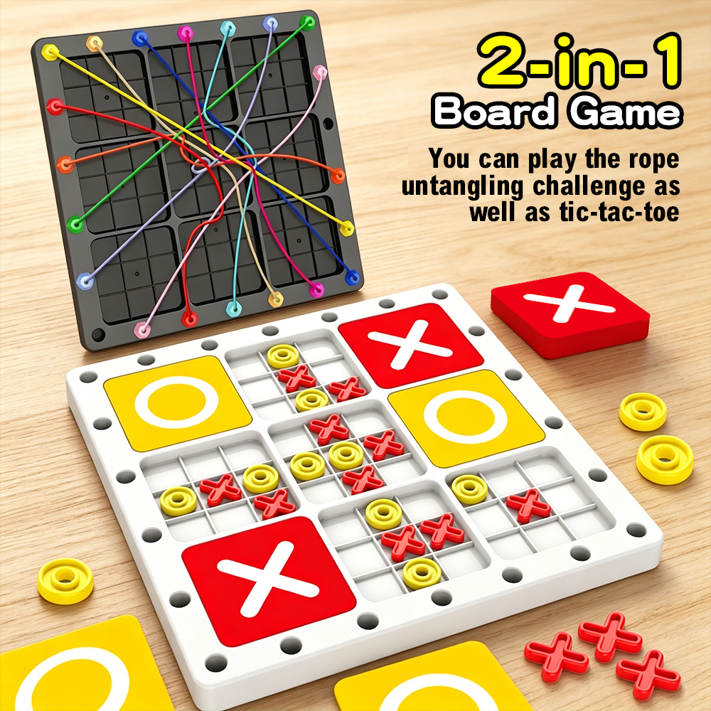 Children 2-in-1 Rope Untanglin - Board Game For Kids recension och pris