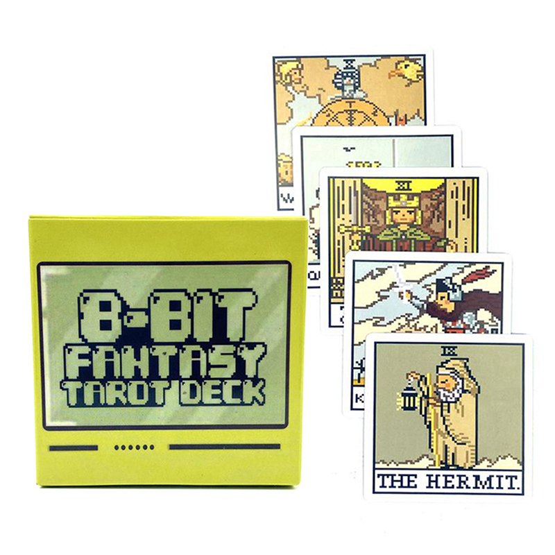 1Box 8 Bit Fantasy Tarot Deck  - Board Game Oracle recension och pris
