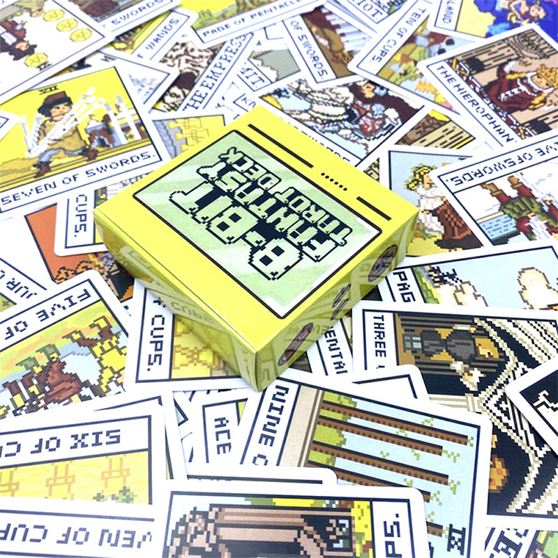 1Box 8 Bit Fantasy Tarot Deck  - Board Game Oracle recension och pris