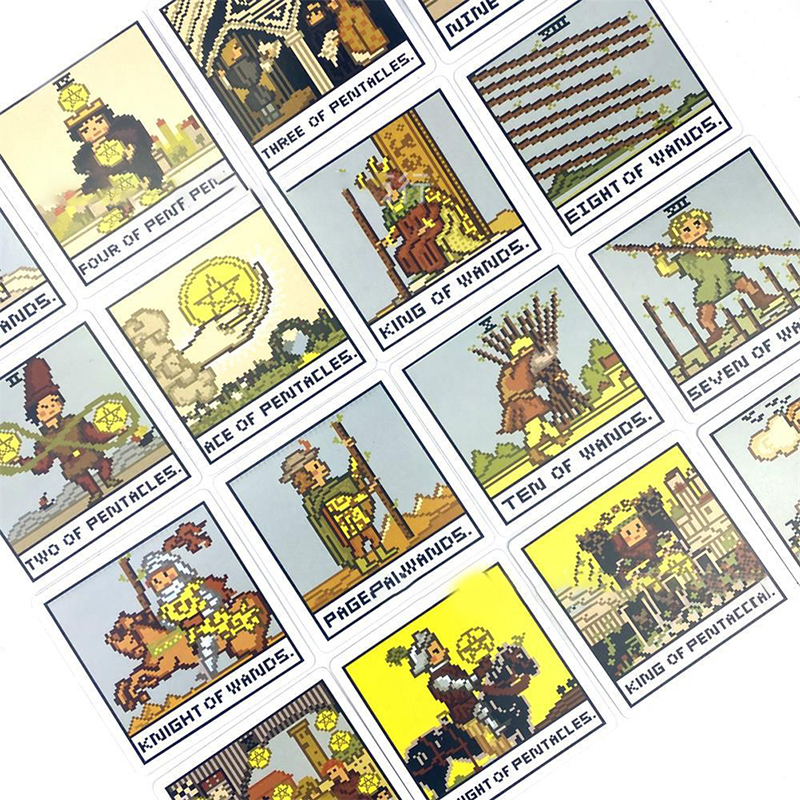 1Box 8 Bit Fantasy Tarot Deck  - Board Game Oracle recension och pris