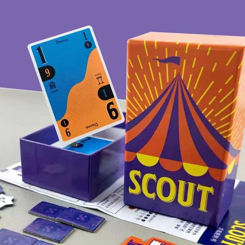 Scout Card Game Circus Scout B - Board Game Template recension och pris