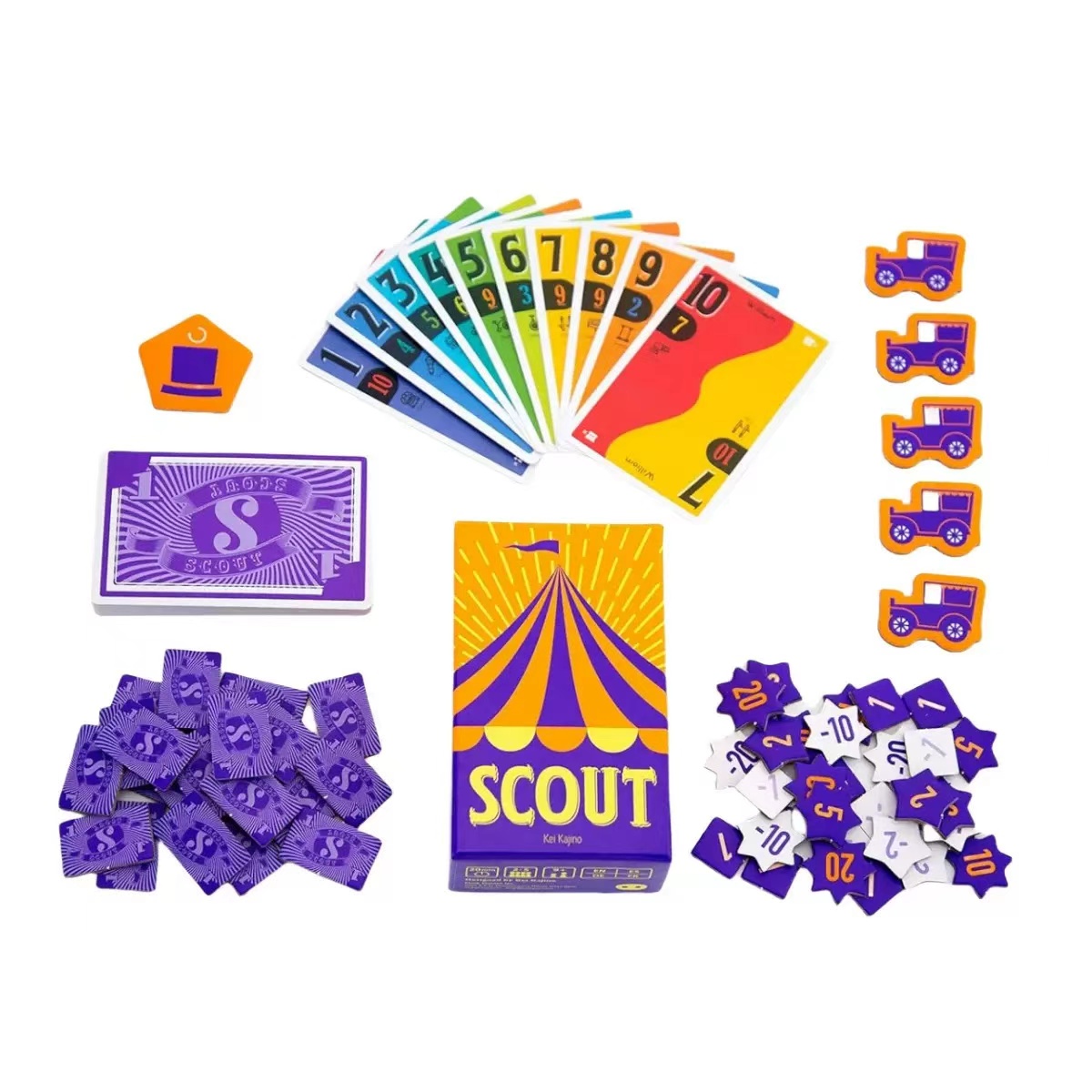 Scout Card Game Circus Scout B - Board Game Template recension och pris
