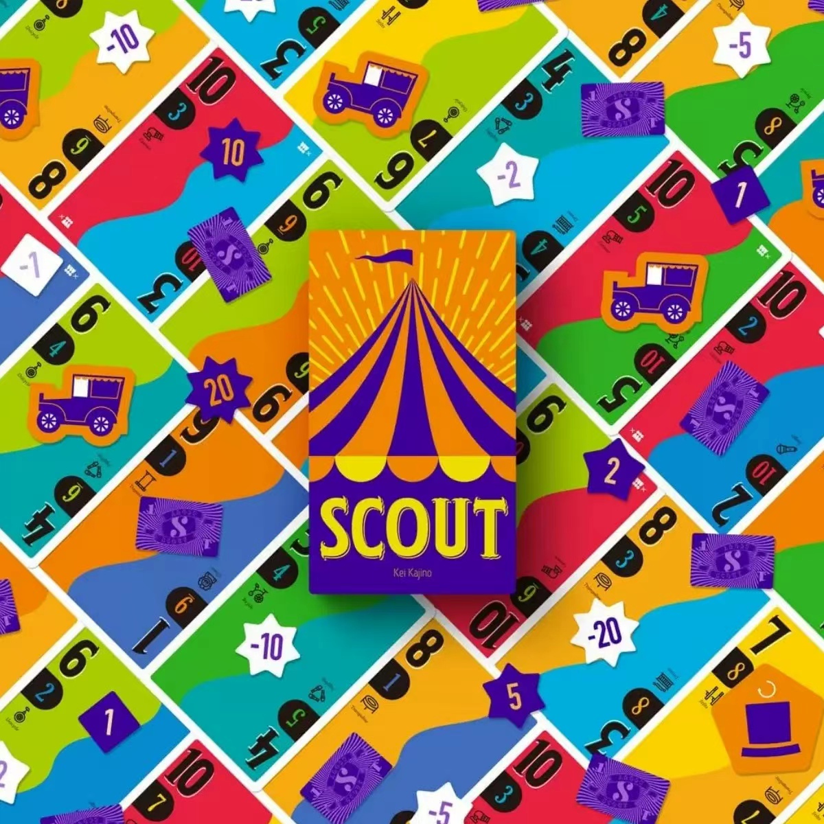 Scout Card Game Circus Scout B - Board Game Template recension och pris