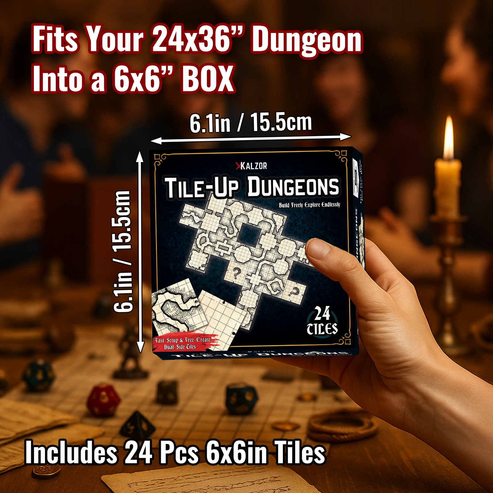 Tile Up Dungeons | Unique Desi - Board Game Design recension och pris