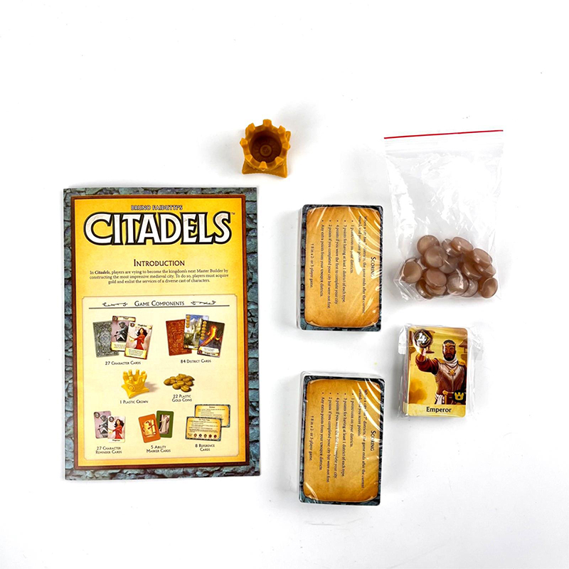 Citadels  Revised Edition Clas - Board Game Catan recension och pris