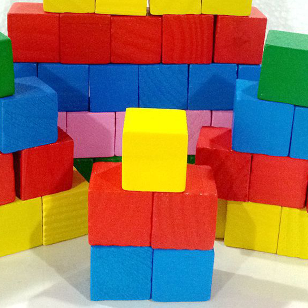 20pcs/lot Colorful Wooden Cube - Dice Tower Wooden recension och pris
