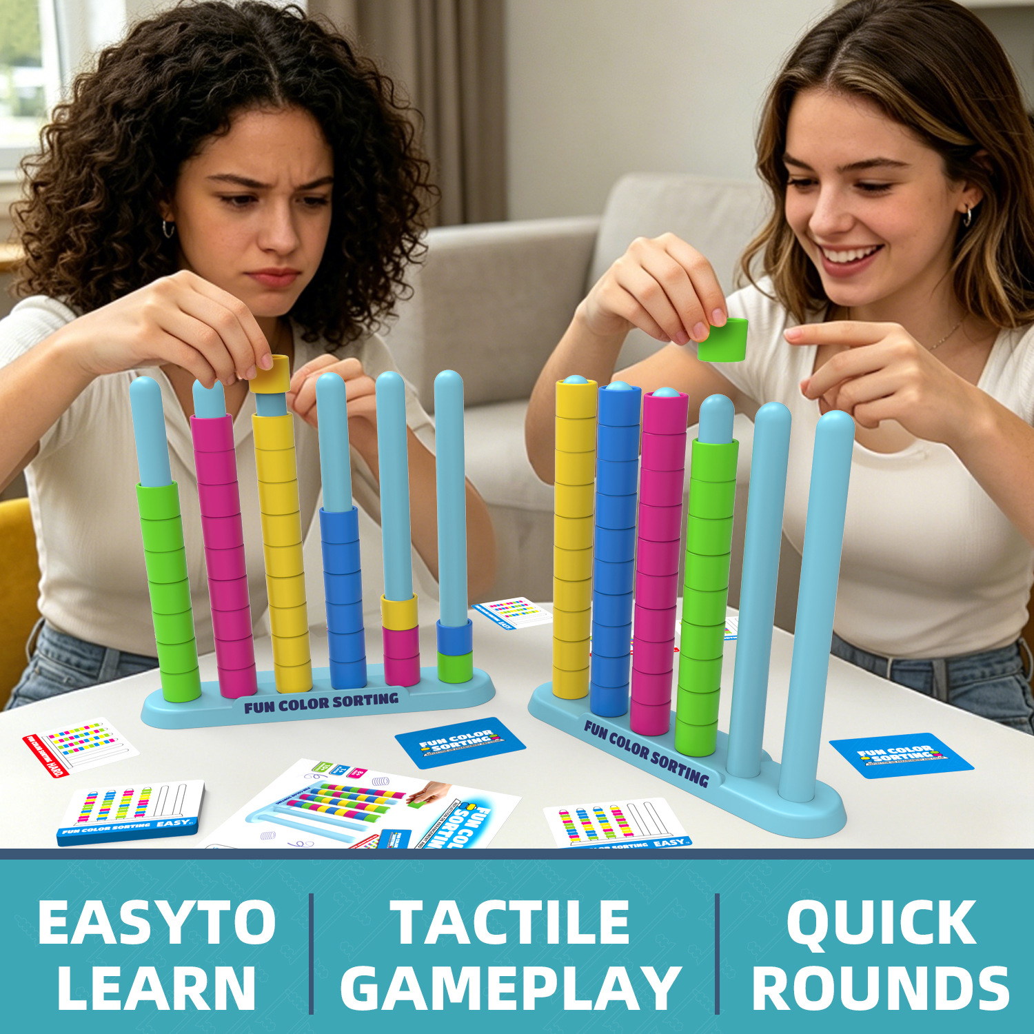 Color Stack Challenge Game-Fas - Board Game Quick recension och pris