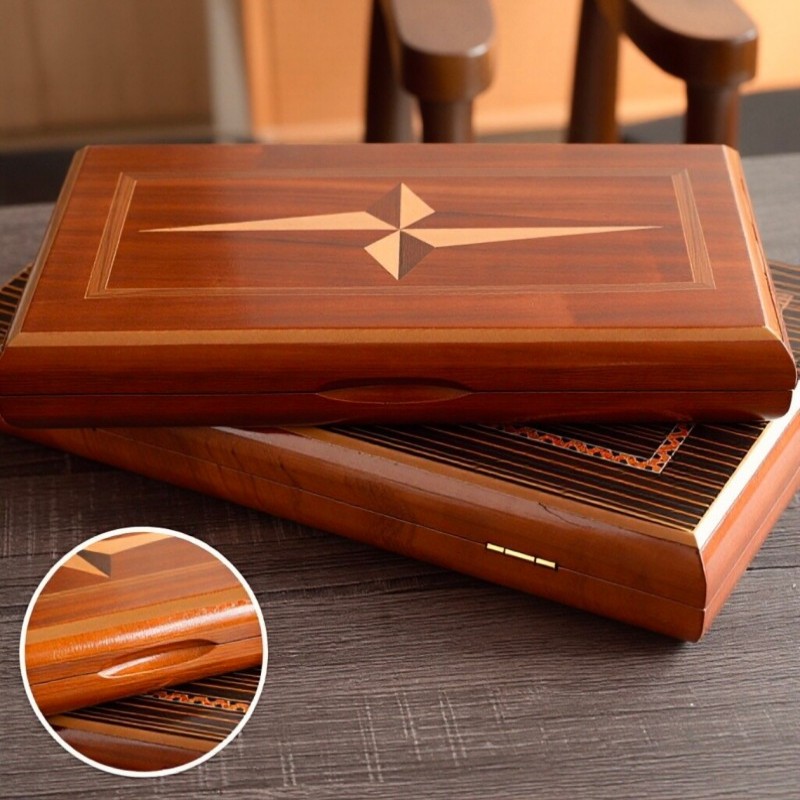 Solid Wood Backgammon 11-19 In - Board Game Yearbook recension och pris