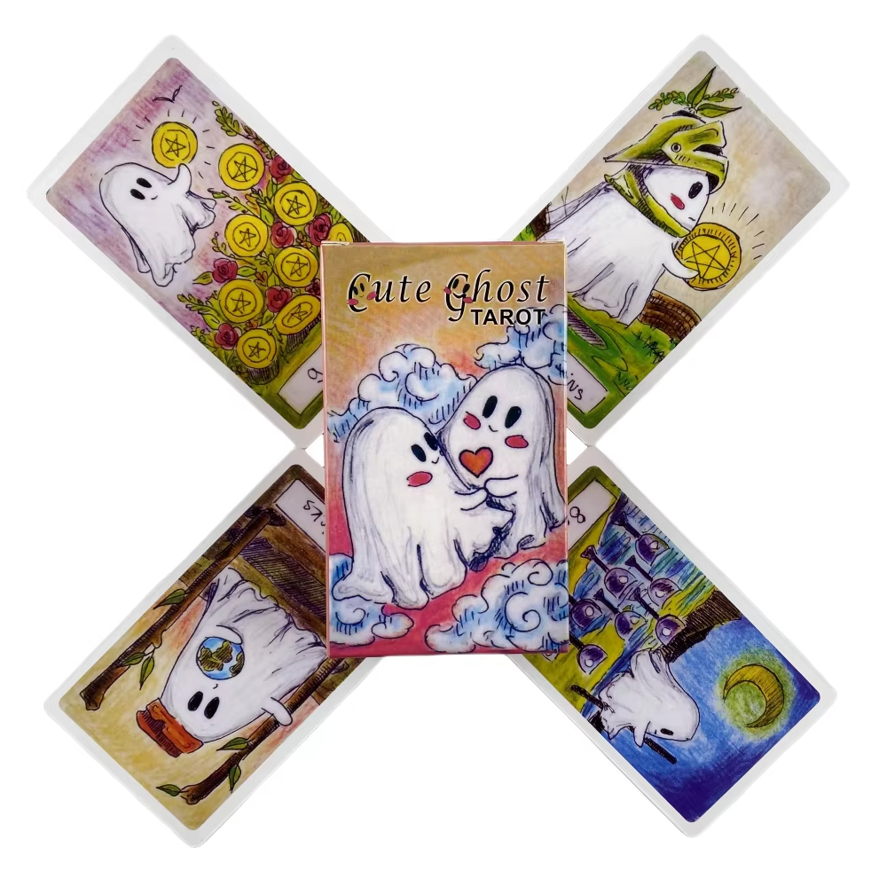 Cute Ghost Tarot Deck Toy Set  - Board Game Master recension och pris