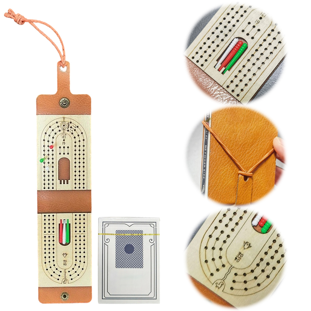 Traditional Wooden Cribbage Bo - Board Game Night recension och pris