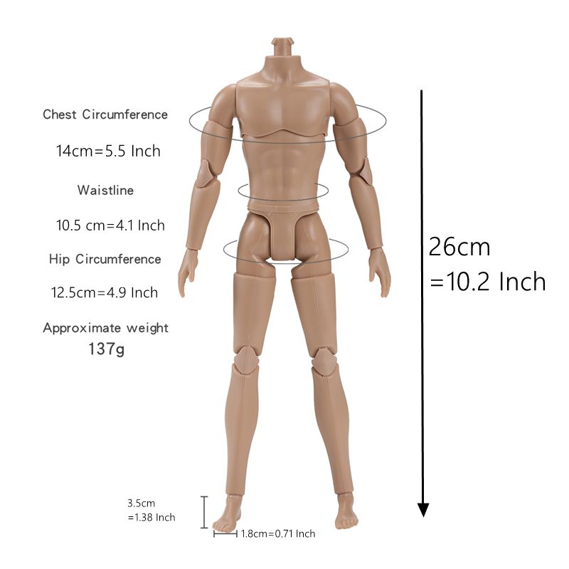 22 Joints Movable Body For Dol - Board Game Who Is It recension och pris