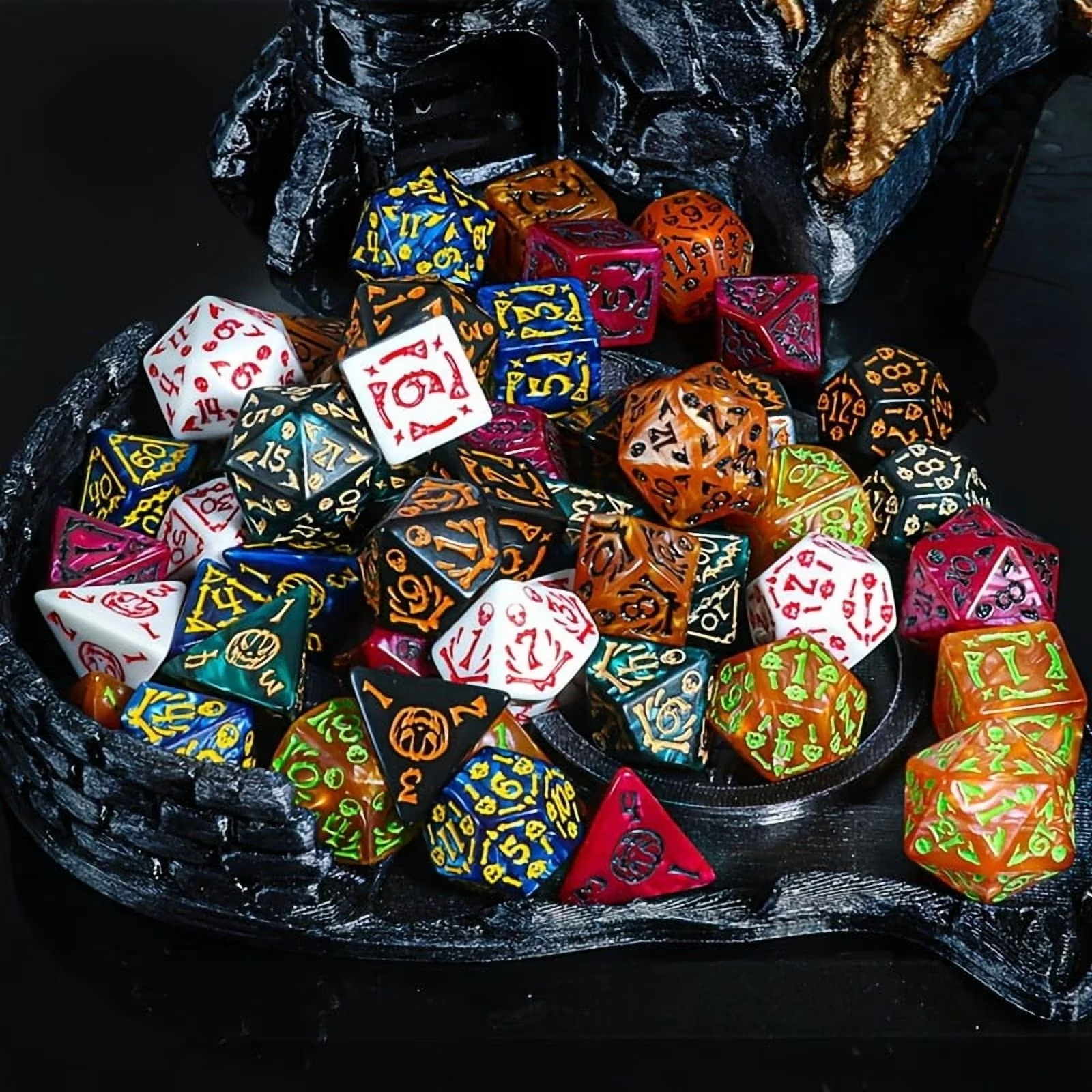 DND Dice Set -7pc Halloween Po - Board Game Master recension och pris