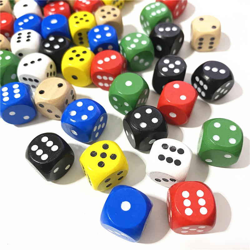 50 pcs/set 16mm Wooden Point C - Dice Tower Wooden recension och pris